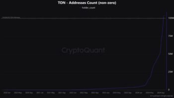 Количество держателей Toncoin впервые превысило 100 млн